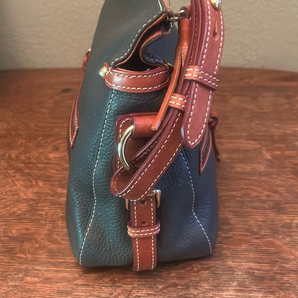 Dooney & Bourke East West Zip Sac-Hunter Green - Picture 4 of 16